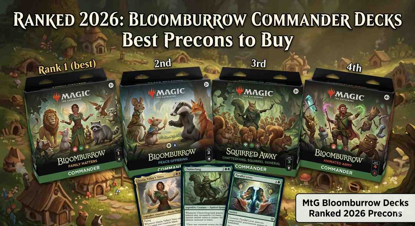 mtg bloomburrow commander decks family matters Deck Battle your friends with armies of adorable critters and prove that bravery comes in all sizes Family Matters - Commander Deck